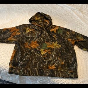 Browning Men’s Fleece Camo Hooded Sweatshirt - 2XL